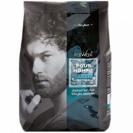 Воск Italwax горячий пленочный Pour Homme Barber мужской гранулы 500 мл