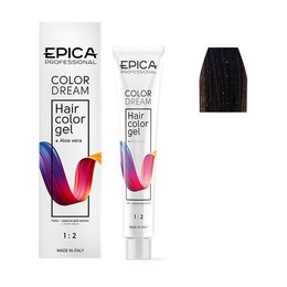 Гель-краска Epica Professional Colordream 4.71 шатен шоколадно-пепельный 100 мл