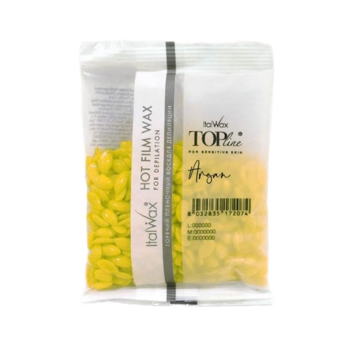 Воск Italwax горячий пленочный Top Line Argan Аргана гранулы 100 г