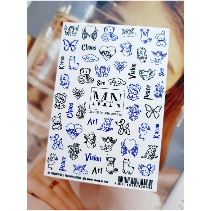 Слайдер-дизайн Miw Nails W-216 Игрушки