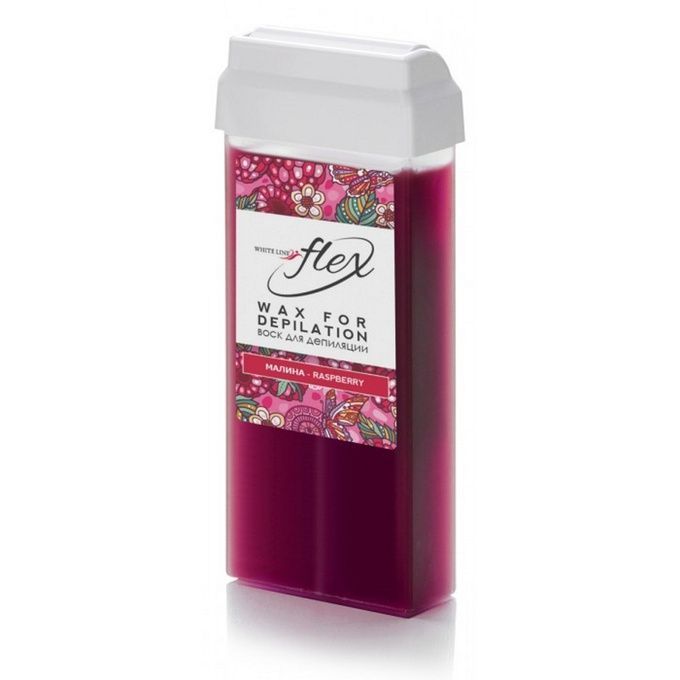 Воск Italwax Flex в картридже комбинированный Малина 100 мл