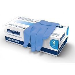Перчатки Archdale NitriMax нитриловые голубые S 50 пар