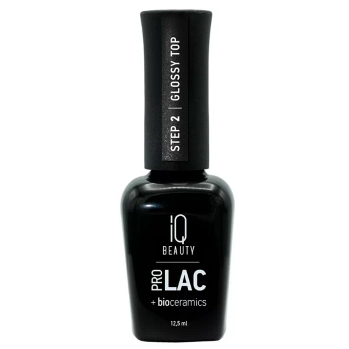 Финишное покрытие IQ Beauty PROLAC bioceramics Glossy Top глянцевое для лака 12,5 мл