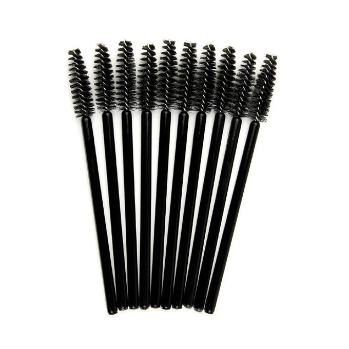 Щеточки для ресниц и бровей нейлон 10 шт