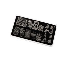 Пластина TNL Premium для стемпинга hawaii