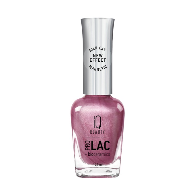 Лак IQ Beauty Nail Polish PROLAC Bioceramics CAT SILK укрепляющий для ногтей 170 Reset 12,5мл