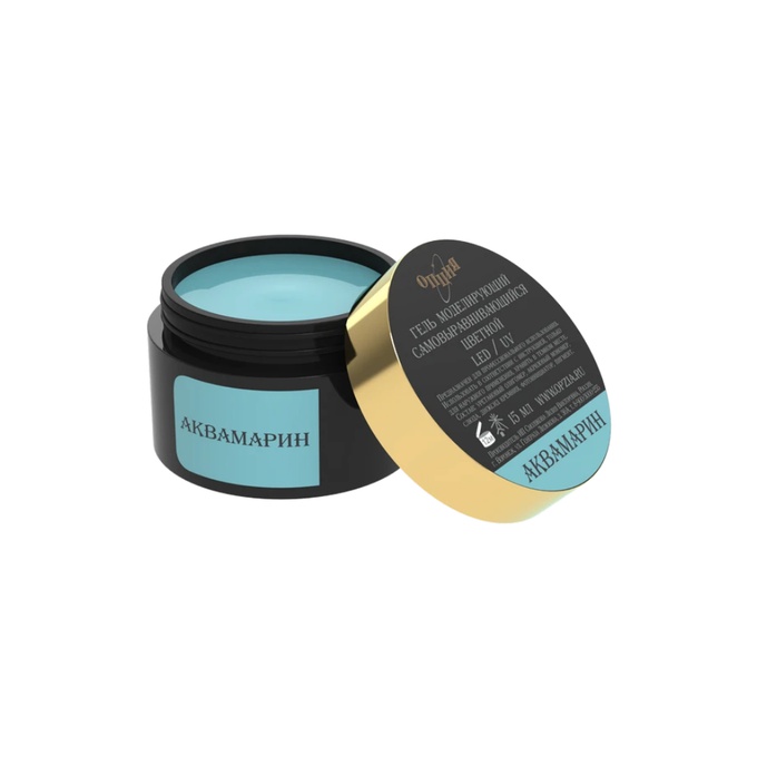 Гель Опция моделирующий цветной Аквамарин 15 мл ЛИКВИДАЦИЯ