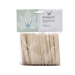 Шпатели Italwax деревянные средние размер 10х114 мм 100 шт