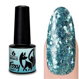 Гель-лак Foxy дизайн Disco № 06 5 мл ЛИКВИДАЦИЯ