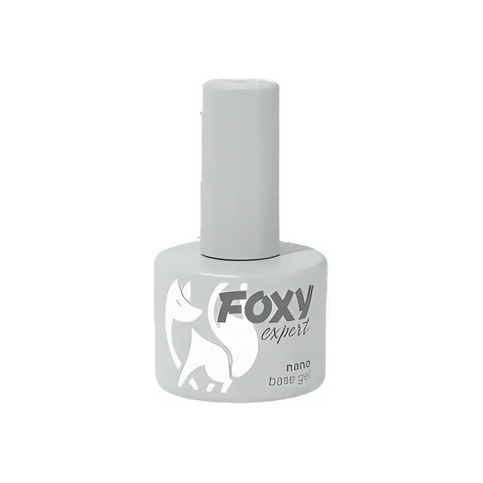 База Foxy Rubber base gel Nano каучуковое покрытие 15 мл МАРКИРОВКА