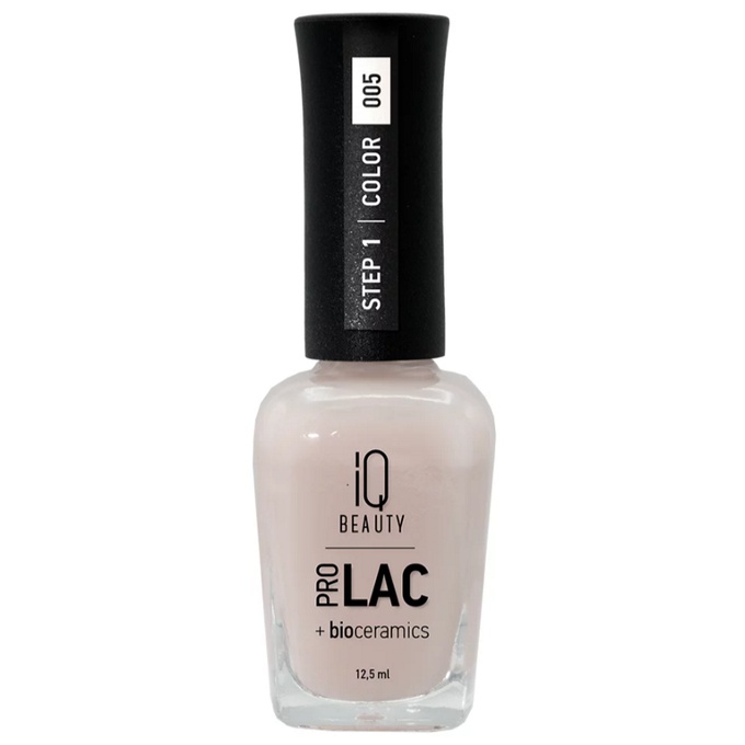 Лак IQ Beauty Nail Polish PROLAC Bioceramics укрепляющий для ногтей 005 Aesthetic 12,5 мл