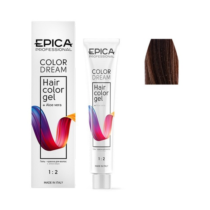 Гель-краска Epica Professional Colordream 6.77 темно-русый шоколадный интенсивный 100 мл
