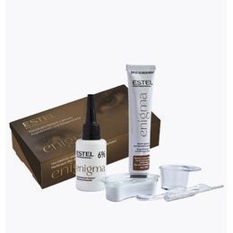Краска Estel Enigma для бровей и ресниц светло-коричневая 2*20мл