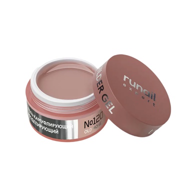 Гель RuNail Expert Builder Gel моделирующий № 120 15 г банка