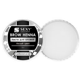 Паста Sexy Brow Henna для бровей белая 15 г