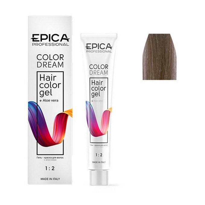 Гель-краска Epica Professional Colordream 8.12 светло-русый перламутровый 100 мл