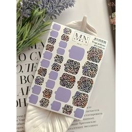 Пленки Miw Nails Wraps stickers для педикюра SF-35 Сиреневый принт