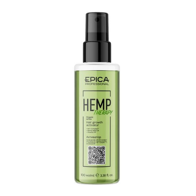 Активатор Epica Professional Hemp Therapy Organic для роста волос 100 мл