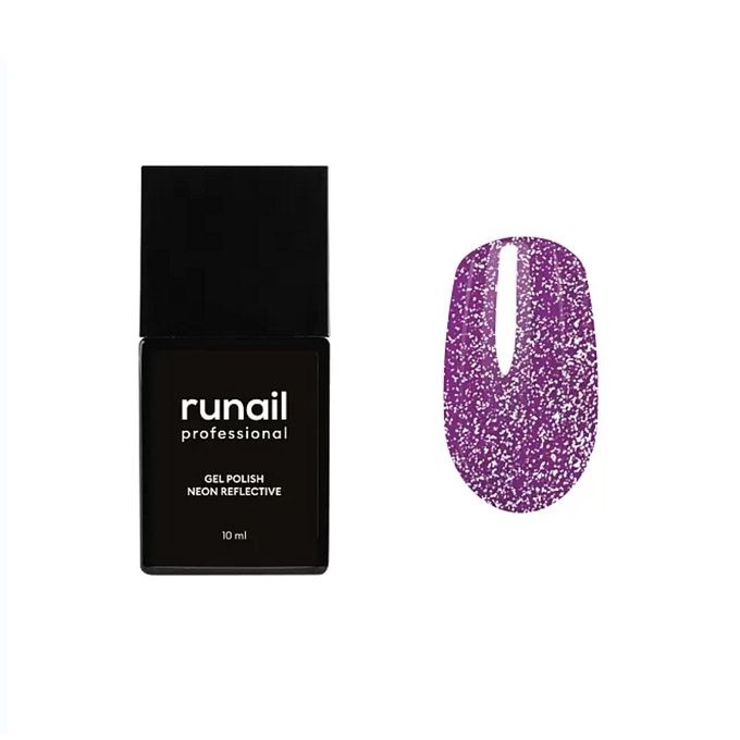 Гель-лак RuNail Neon Reflective неоновый светоотражающий 9061 10 мл ЛИКВИДАЦИЯ