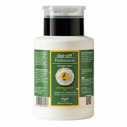 Средство Gel Off Professional Candy для обезжиривания ногтей Кокосово-манговый торт помпа 200 мл