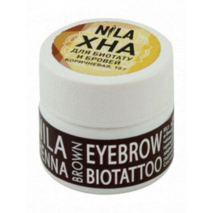 Хна Nila для био тату коричневая 10 г