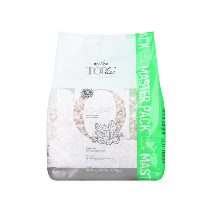 Воск Italwax горячий пленочный Top Line Crystal Кристалл гранулы 1500 г