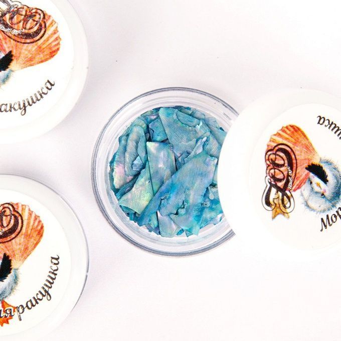 Ракушечник Zoo Микс Морская ракушка синий 1 г