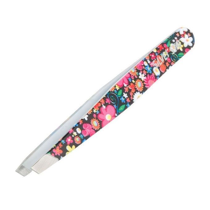 Пинцет Silver Star AT 9913 косой цветной