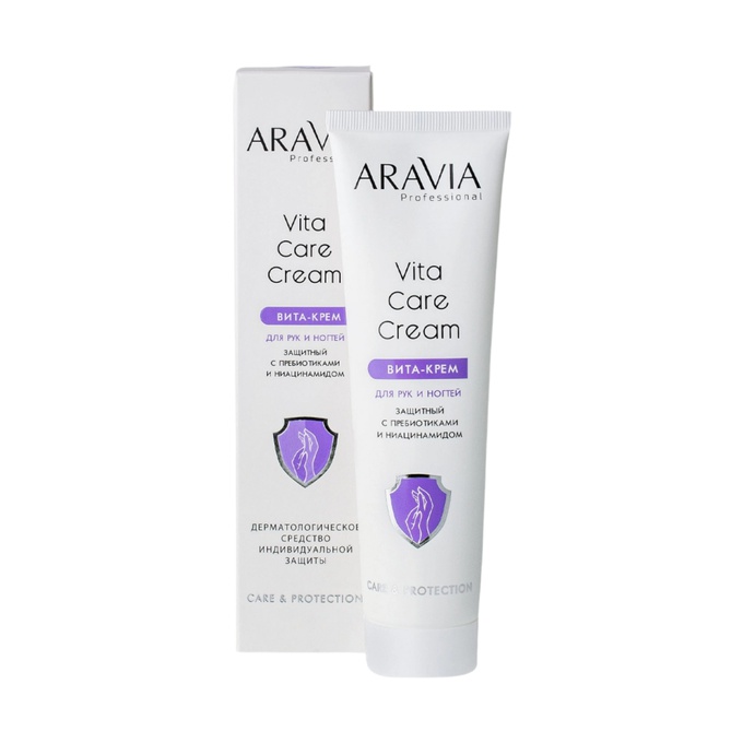 Крем Aravia Professional Vita Care Cream для рук защитный с пребиотиками и ниацинамидом 100 мл