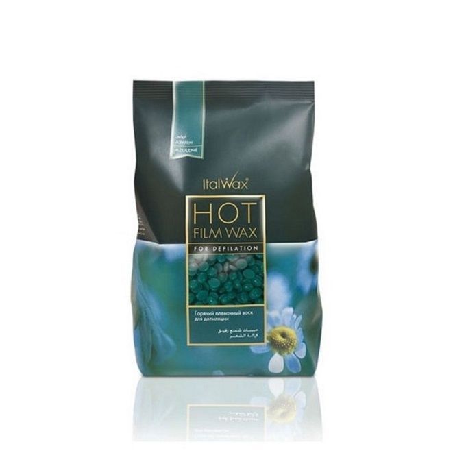 Воск Italwax горячий пленочный Азулен Azulene гранулы 1000 г