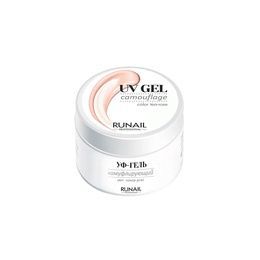 Гель RuNail камуфлирующий Чайная роза 15 г