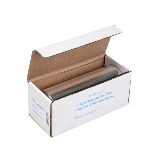 Фольга Бриз парикмахерская 16 мк 100 м с отрезным ножом