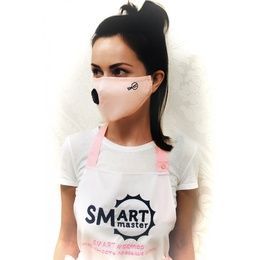 Маска Smart master с угольным фильтром розовая
