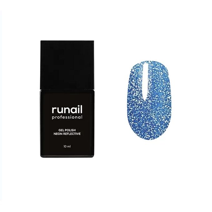 Гель-лак RuNail Neon Reflective неоновый светоотражающий 9058 10 мл ЛИКВИДАЦИЯ