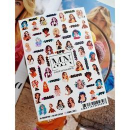 Слайдер-дизайн Miw Nails W-079 Девушки мульт