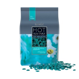Воск Italwax горячий пленочный Азулен Azulene гранулы 2000 г