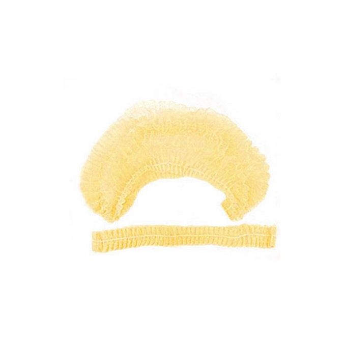 Шапочки Бриз Шарлотта нетканые желтые 50 шт