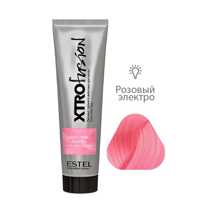 Пигмент Estel Xtro Candy Pink Electro прямого действия розовый 100 мл