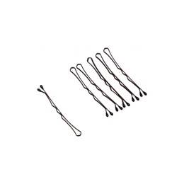 Невидимки Dewal волна коричневые 50 мм 60 шт