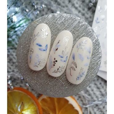 Слайдер-дизайн Miw Nails F-09 Веточки