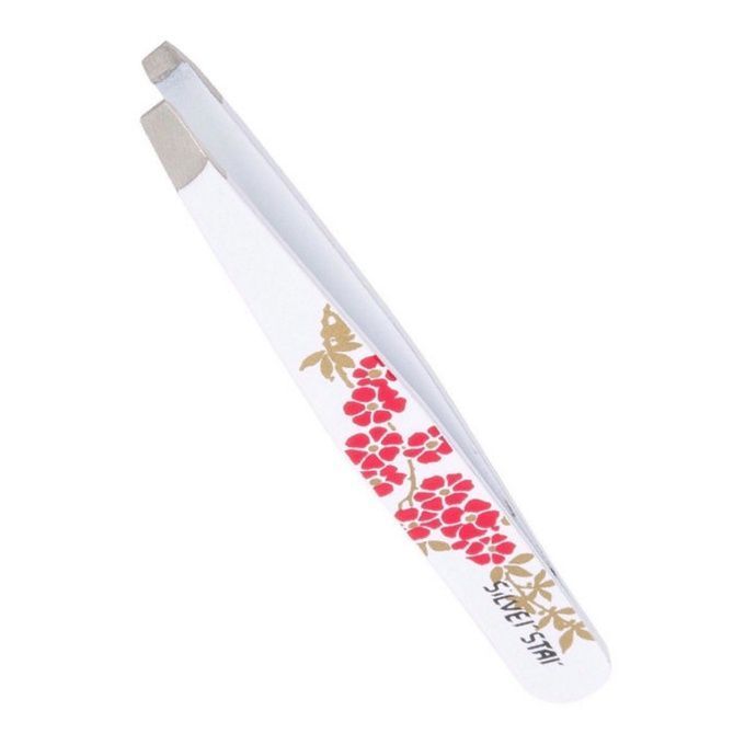 Пинцет Silver Star AT 9911 косой цветной